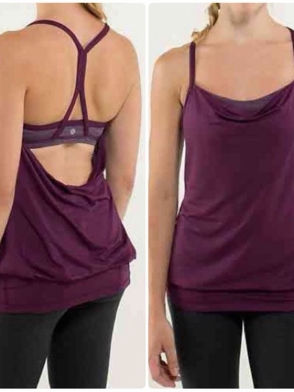Lululemon C.Y.B Tank
Plum / Wee Are From Space September Plum Size 6 NWT